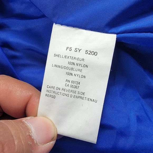 Columbia Long Peak Youth 10/12 Black Blue Winter Jacket Snow Outdoors Warm Hood - Picture 6 of 12